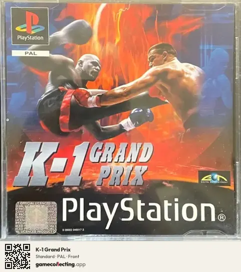 K-1 Grand Prix PlayStation, PAL box front