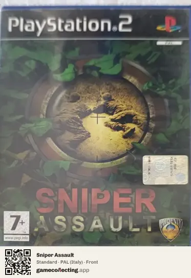 Sniper Assault PlayStation 2, Italy box front