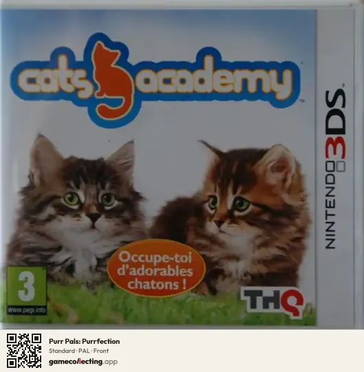 Purr Pals: Purrfection Nintendo 3DS, PAL box front