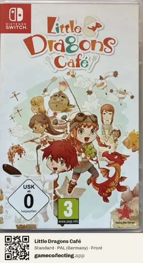 Little Dragons Café Nintendo Switch, Germany box front