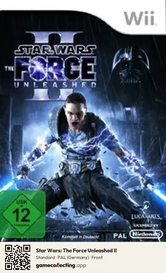 Star Wars: The Force Unleashed II Nintendo Wii, Germany box front