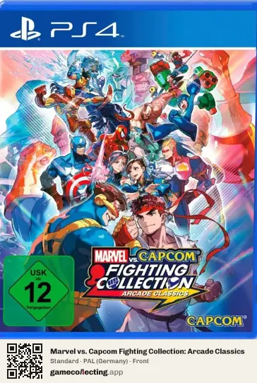 Marvel vs. Capcom Fighting Collection: Arcade Classics PlayStation 4, Germany box front