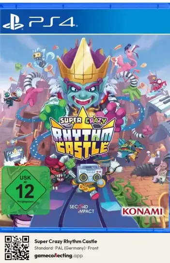 Super Crazy Rhythm Castle PlayStation 4, Germany box front