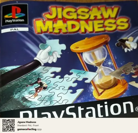 Jigsaw Madness PlayStation, PAL box front
