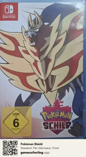 Pokémon Shield Nintendo Switch, Germany box front