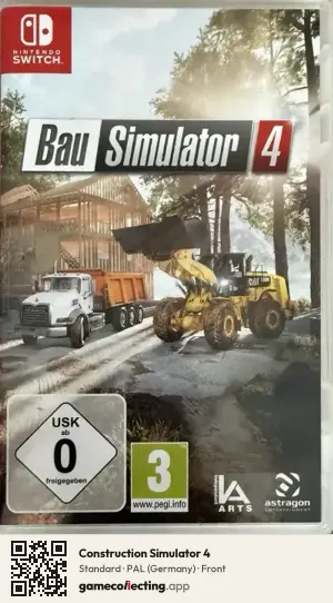 Construction Simulator 4 Nintendo Switch, Germany box front