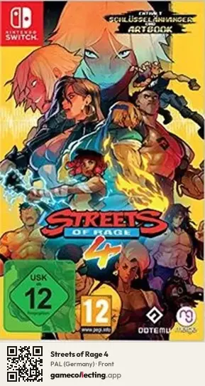 Streets of Rage 4 Nintendo Switch, Germany box front