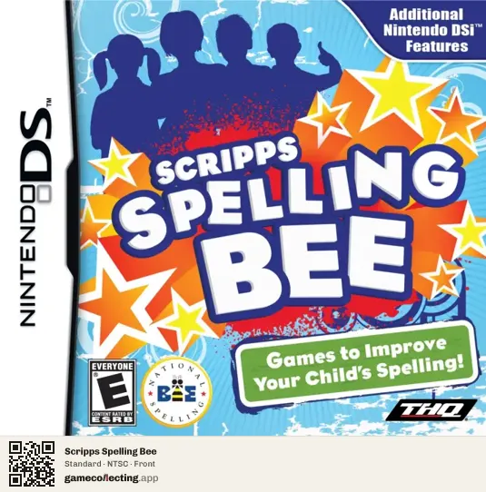 Scripps Spelling Bee Nintendo DS, NTSC box front