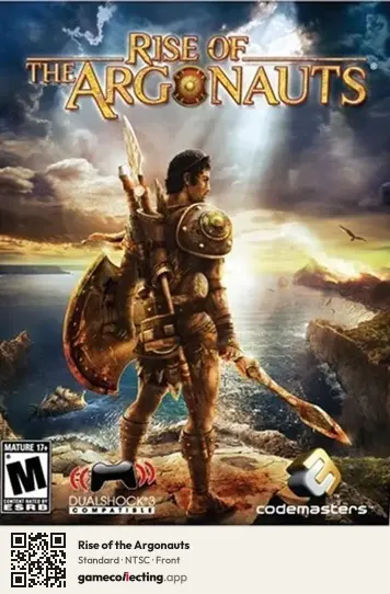 Rise of the Argonauts PlayStation 3, NTSC box front