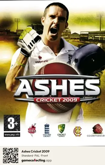 Ashes Cricket 2009 PlayStation 3, PAL box front