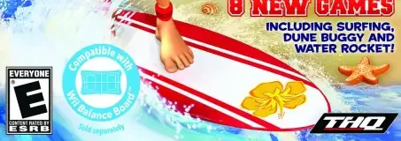 Big Beach Sports 2, the ESRB box on its front