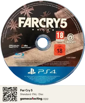Far Cry 5 PlayStation 4, PAL disc