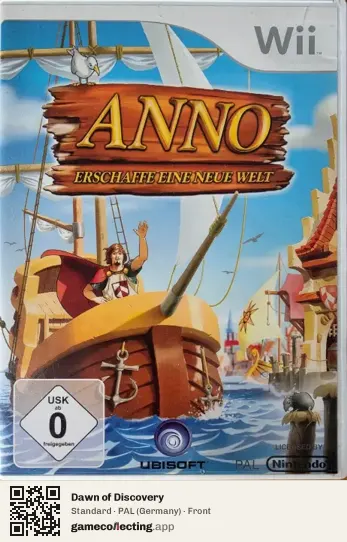 Dawn of Discovery Nintendo Wii, Germany box front