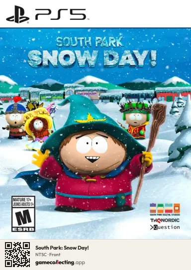 South Park: Snow Day! PlayStation 5, NTSC box front