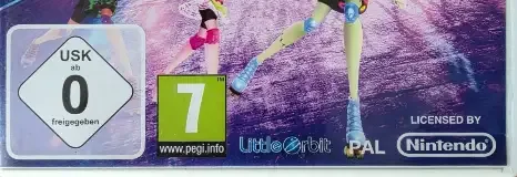 Monster High: Skultimate Roller Maze, the USK square on its front
