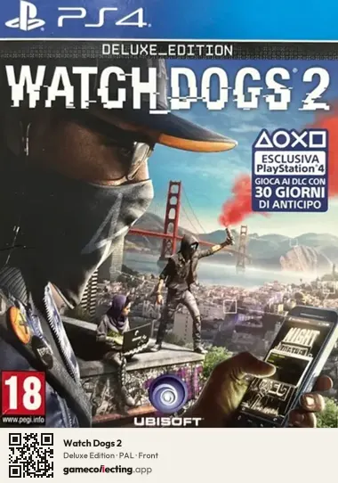 Watch Dogs 2 PlayStation 4, PAL box front