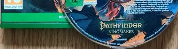 Pathfinder: Kingmaker, the USK square on its front