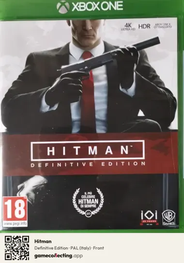 Hitman Xbox One, Italy box front