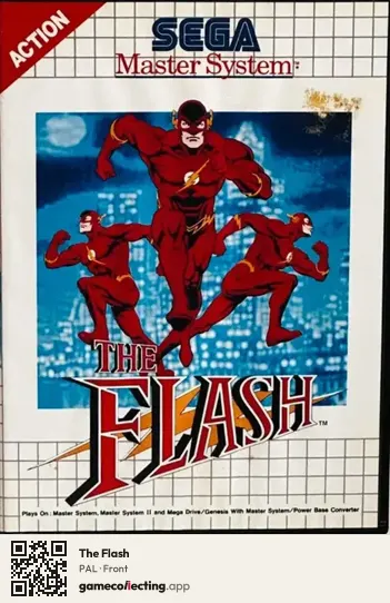 The Flash Sega Master System, PAL box front