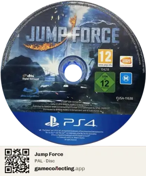 Jump Force PlayStation 4, PAL disc