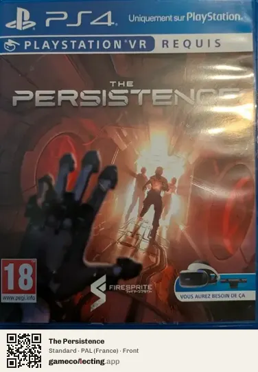 The Persistence PlayStation 4, France box front