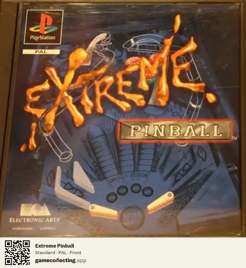 Extreme Pinball PlayStation, PAL box front