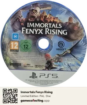 Immortals Fenyx Rising PlayStation 5, PAL disc