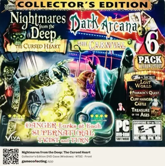 Nightmares from the Deep: The Cursed Heart Computer, NTSC box front