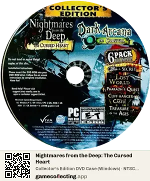 Nightmares from the Deep: The Cursed Heart Computer, NTSC disc