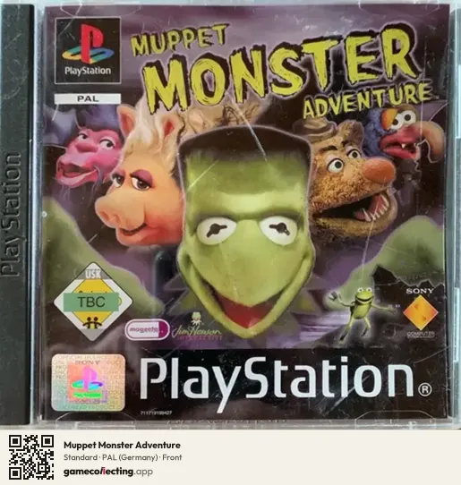 Muppet Monster Adventure PlayStation, Germany box front