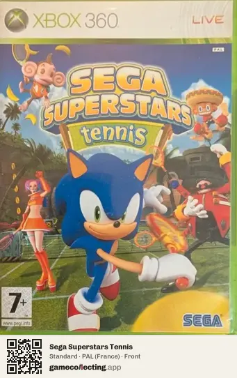 Sega Superstars Tennis Xbox 360, France box front
