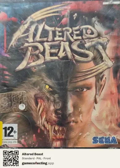 Altered Beast PlayStation 2, PAL box front