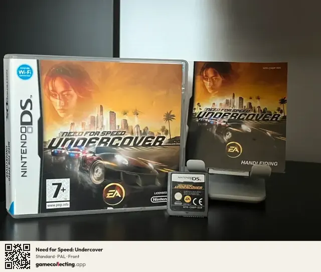 Need for Speed: Undercover Nintendo DS, PAL box front