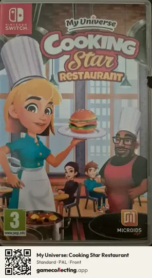My Universe: Cooking Star Restaurant Nintendo Switch, PAL box front