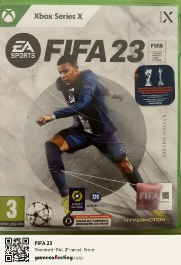 FIFA 23 Xbox Series X, France box front