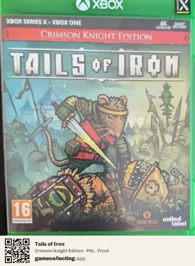 Tails of Iron Xbox Series X, PAL box front