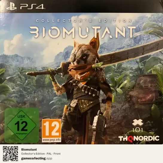 Biomutant PlayStation 4, PAL box front