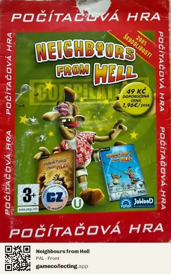 Neighbours from Hell Computer, PAL box front