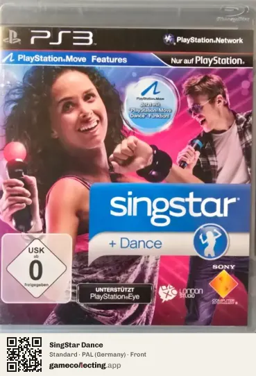 SingStar Dance PlayStation 3, Germany box front