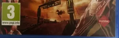 MXGP 2, the PEGI square on its front