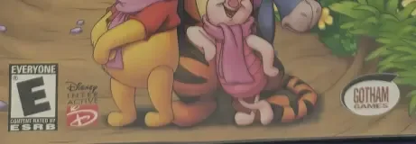 Piglet's Big Game, the ESRB box on its front