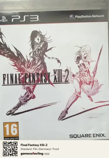 Final Fantasy XIII-2 PlayStation 3, Germany box front