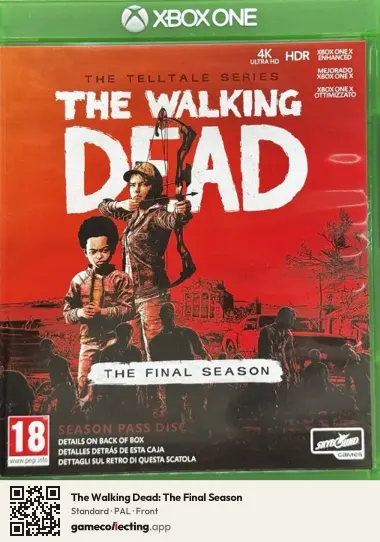 The Walking Dead: The Final Season Xbox One, PAL box front
