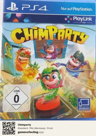 Chimparty PlayStation 4, Germany box front