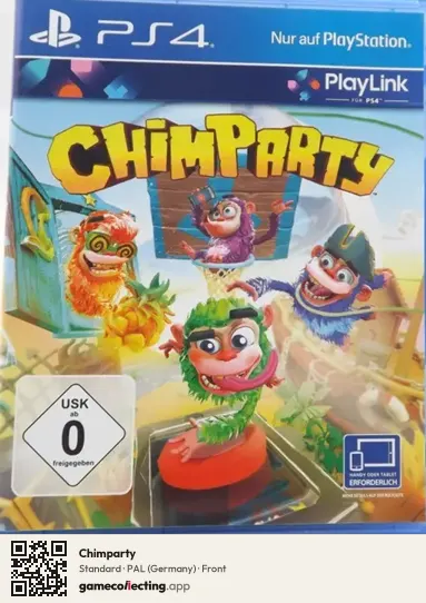 Chimparty PlayStation 4, Germany box front
