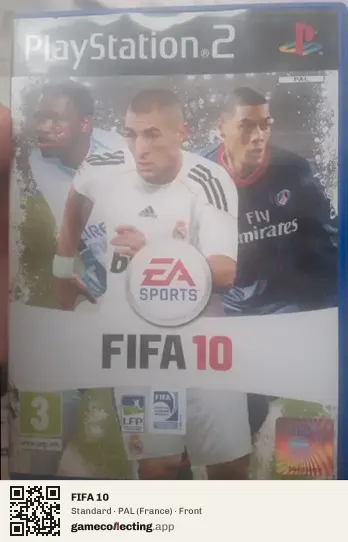 FIFA 10 PlayStation 2, France box front