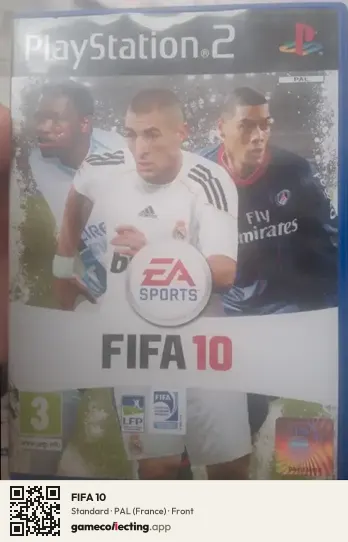 FIFA 10 PlayStation 2, France box front