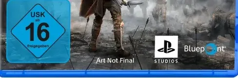 Demon's Souls, the USK square on its front