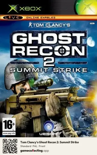 Tom Clancy's Ghost Recon 2: Summit Strike Xbox, PAL box front