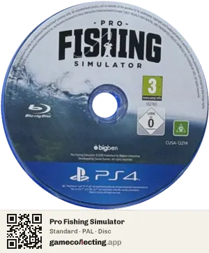 Pro Fishing Simulator PlayStation 4, PAL disc